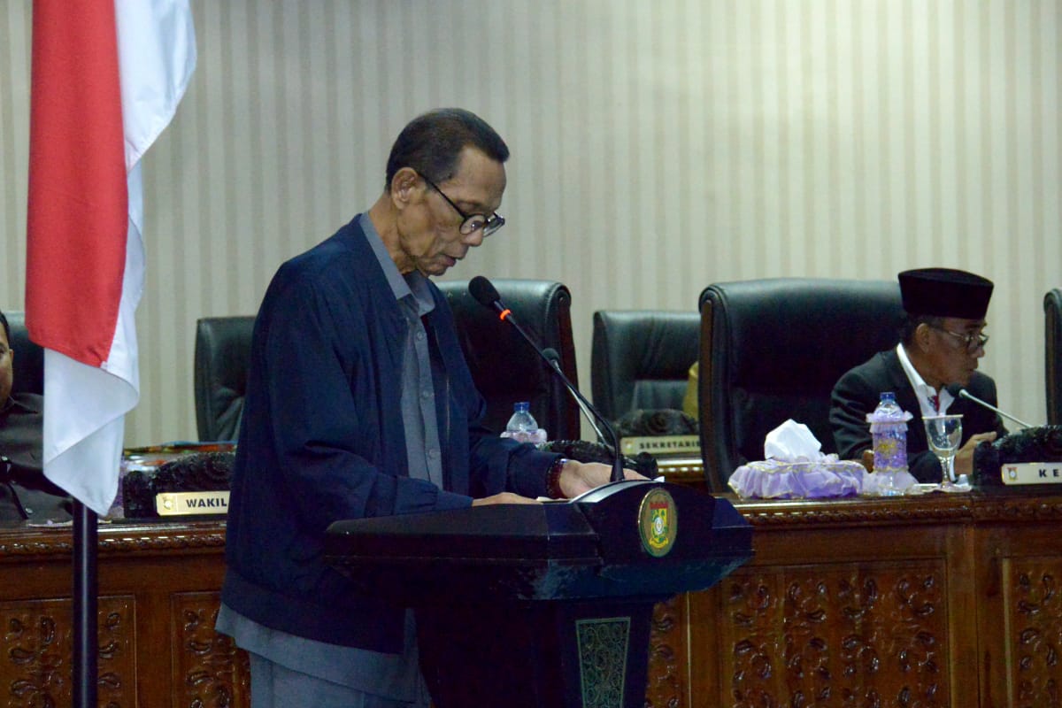 Dalam Rapat Paripurna DPRD, Bupati Kampar Sampaikan Capaian Kinerja Tahun 2017-2018. Berikut Capaian